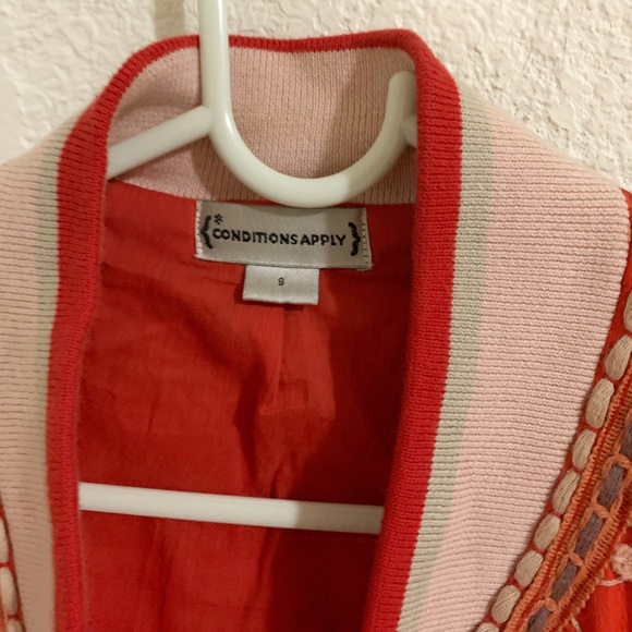 Anthropologie Conditions Apply embroidered jacket - Picture 4 of 6